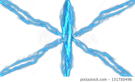 Lightning bolt electric background 131780496