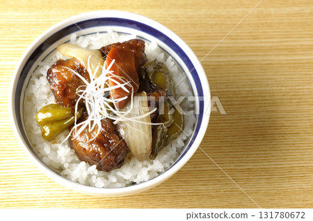 Sweet and sour pork bowl with black vinegar Sweet and sour pork bowl with black vinegar 131780672