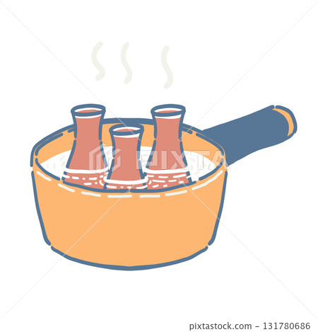 熱酒的插圖 131780686