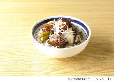 Sweet and sour pork bowl with black vinegar Sweet and sour pork bowl with black vinegar 131780914
