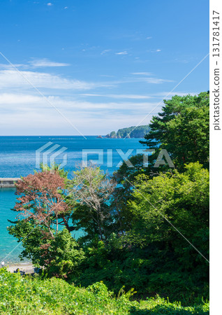 The Sanriku Sea, Jodogahama Beach, and the spectacular views of Miyako 131781417