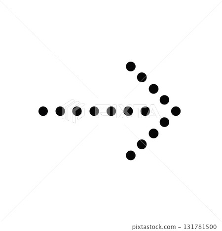 Simple black arrow icon, monotone black arrow mark, stylish black direction sign 131781500