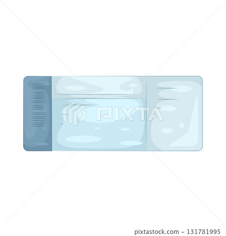 Illustration of flight ticket  131781995