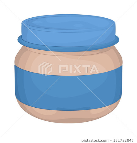 Illustration of baby food jar Illustration of baby food jar 131782045