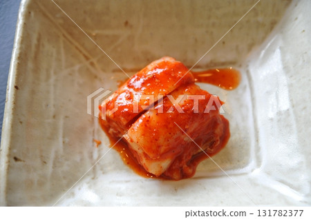 Kimchi in a small bowl Kimchi in a small bowl 131782377