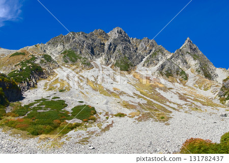 從北阿爾卑斯山的唐澤眺望唐澤山 131782437