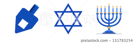 Celebrating Hanukkah with traditional symbols of faith, AI, PNG Celebrating Hanukkah with traditional symbols of faith, AI, PNG 131783254