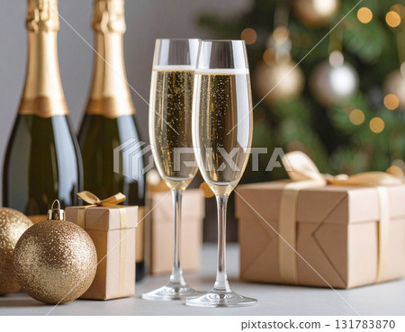 聖誕香檳 131783870