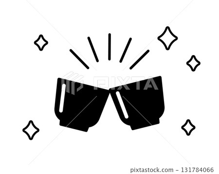 用單色酒杯敬酒 131784066