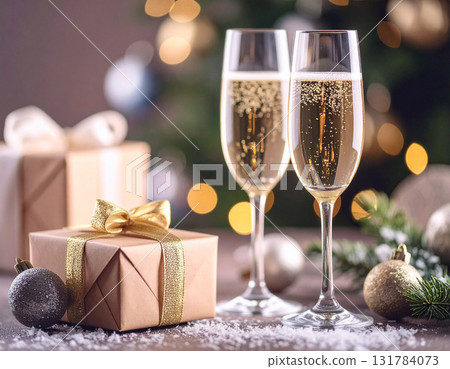 聖誕香檳 131784073