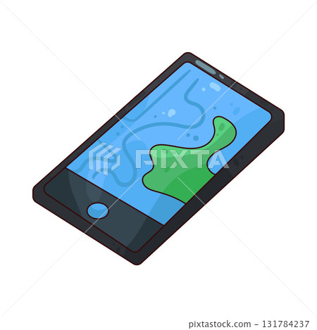illustration of Sonar Mapping System illustration of Sonar Mapping System 131784237