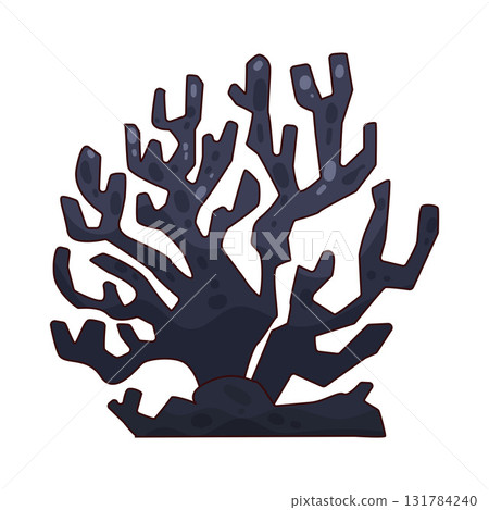 illustration of Black Coral illustration of Black Coral 131784240