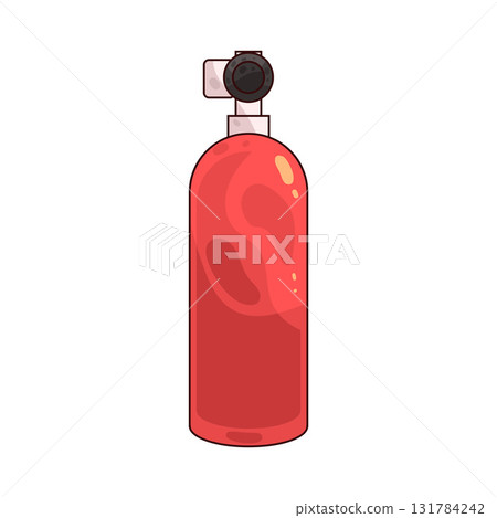 illustration of Helium Gas Tank illustration of Helium Gas Tank 131784242