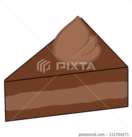 Chocolate cake sweets simple Chocolate cake sweets simple 131784271