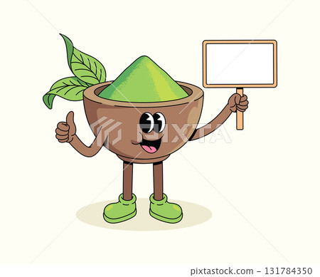 matcha blank board groovy cartoon illustration matcha blank board groovy cartoon illustration 131784350
