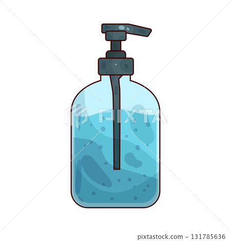 illustration of Hand Sanitizer illustration of Hand Sanitizer 131785636