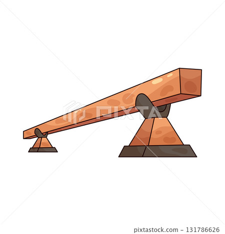 illustration of Balance Beam illustration of Balance Beam 131786626