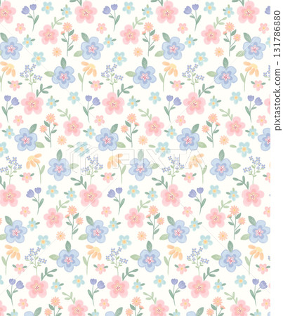 Assorted Handpainted Floral Cartoon And Vintage Patterned Decorative Paper Collection 131786880