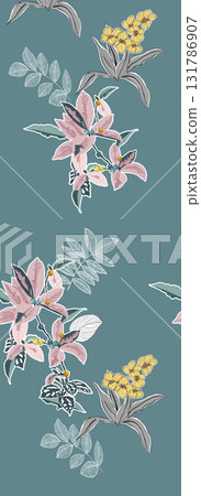 Assorted Handpainted Floral Cartoon And Vintage Patterned Decorative Paper Collection 131786907