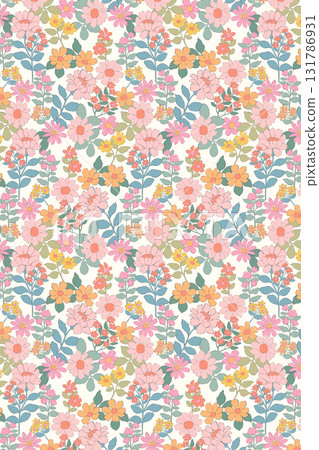 Assorted Handpainted Floral Cartoon And Vintage Patterned Decorative Paper Collection 131786931