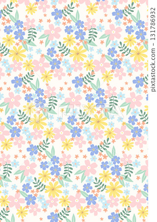 Assorted Handpainted Floral Cartoon And Vintage Patterned Decorative Paper Collection 131786932