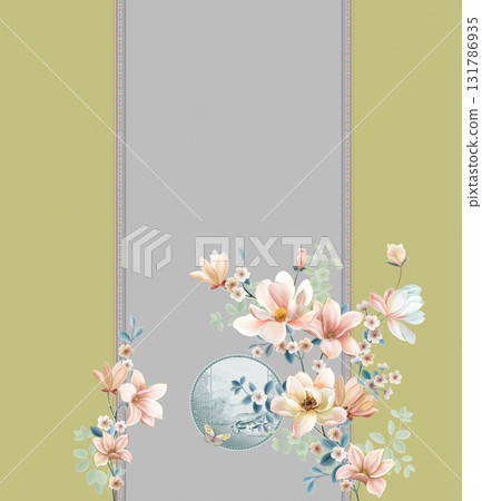 Assorted Handpainted Floral Cartoon And Vintage Patterned Decorative Paper Collection 131786935