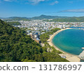 Aerial view of downtown Sumoto 131786997