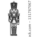 Nutcracker Christmas Decorations vector 131787067