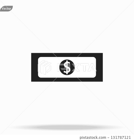 Dollar icon. Money sign isolated, Vector illustration Dollar icon. Money sign isolated, Vector illustration 131787121