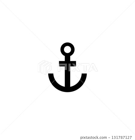 Anchor icon isolated on white background. Anchor icon simple sign. Anchor icon trendy and modern symbol for graphic and web design. 131787127