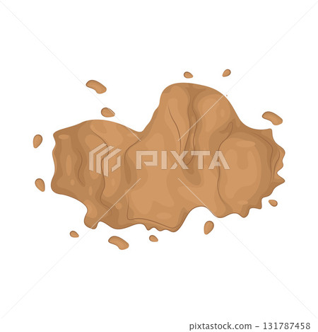 Illustration of coffee stain 131787458