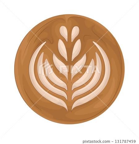 Illustration of latte 131787459