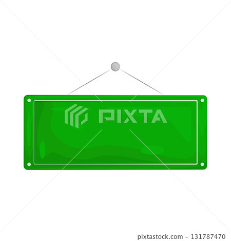 Illustration of signboard Illustration of signboard 131787470