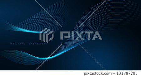 Abstract technology particle wave background. Modern design vector illustration. Abstract technology particle wave background. Modern design vector illustration. 131787793