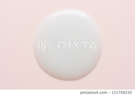White cosmetic product. Face serum or cleanser gel or body moisturizing gel. 131788250