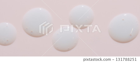 White cosmetic product. Face serum or cleanser gel or body moisturizing gel. 131788251