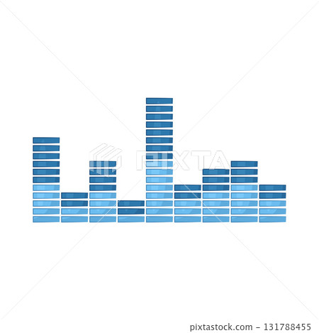 Illustration of music equalizer  131788455