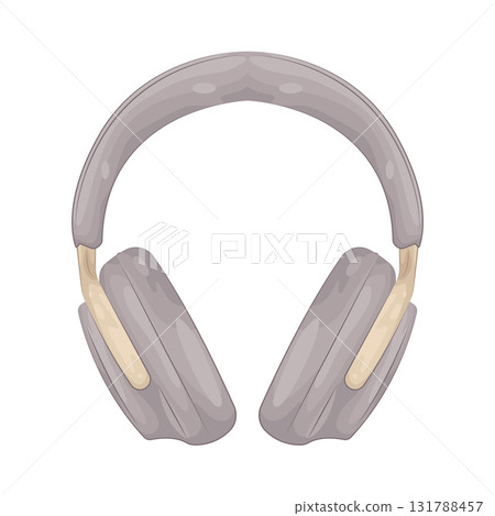 Illustration of headphone  131788457