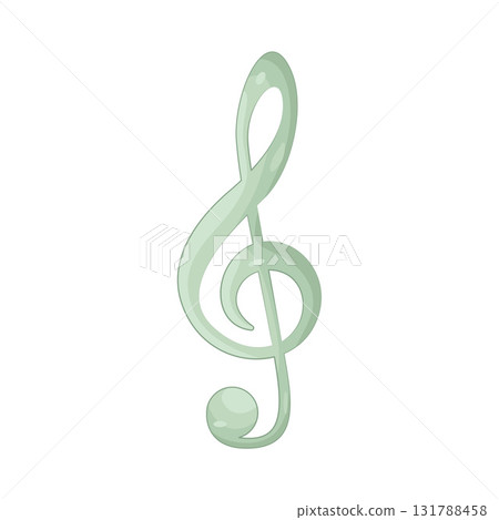 Illustration of music note  131788458