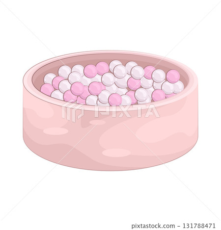 Illustration of ball pit 131788471