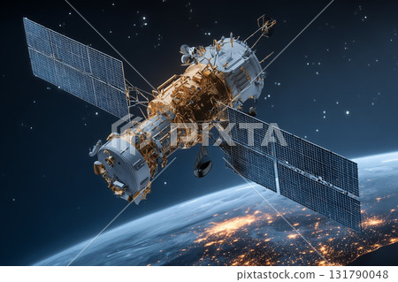 Digital background inspired by space development and satellite communication networks Digital background inspired by space development and satellite communication networks 131790048