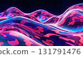 粉紅色波浪抽象迷彩圖案，曲線，曲線，拱門 131791476