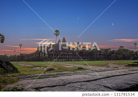 Angkor Wat temple sunrise view Cambodia 131791534