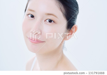A beautiful woman with skin A beautiful woman with skin 131791888