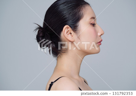 Make-up image of a young woman 131792353