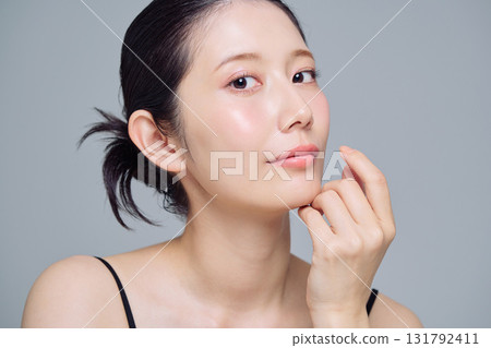 Make-up image of a young woman 131792411