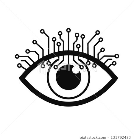 Artificial Vision Concept. Future of Vision Technology. Artificial Vision Concept. Future of Vision Technology. 131792483