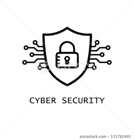 Digital Security Protection. Network Security... - Stock Illustration ...