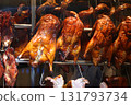Duck pottery and char siu sold in Wan Chai, Hong Kong. very delicious. 131793734