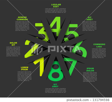 Infographic design template with place for your data. Vector illustration. Infographic design template with place for your data. Vector illustration. 131794598